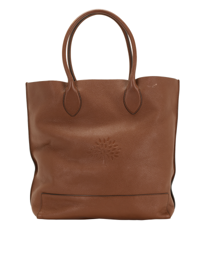 Blossom Tote, &pound;280, Handbags, Brown, Leather, Front view